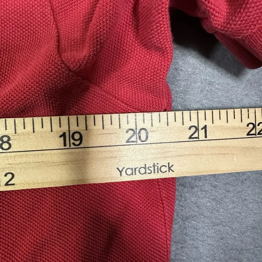 Polo Ralph Lauren Polo Shirt Red Men’s Medium Cotton Classic Y2K Casual Golf